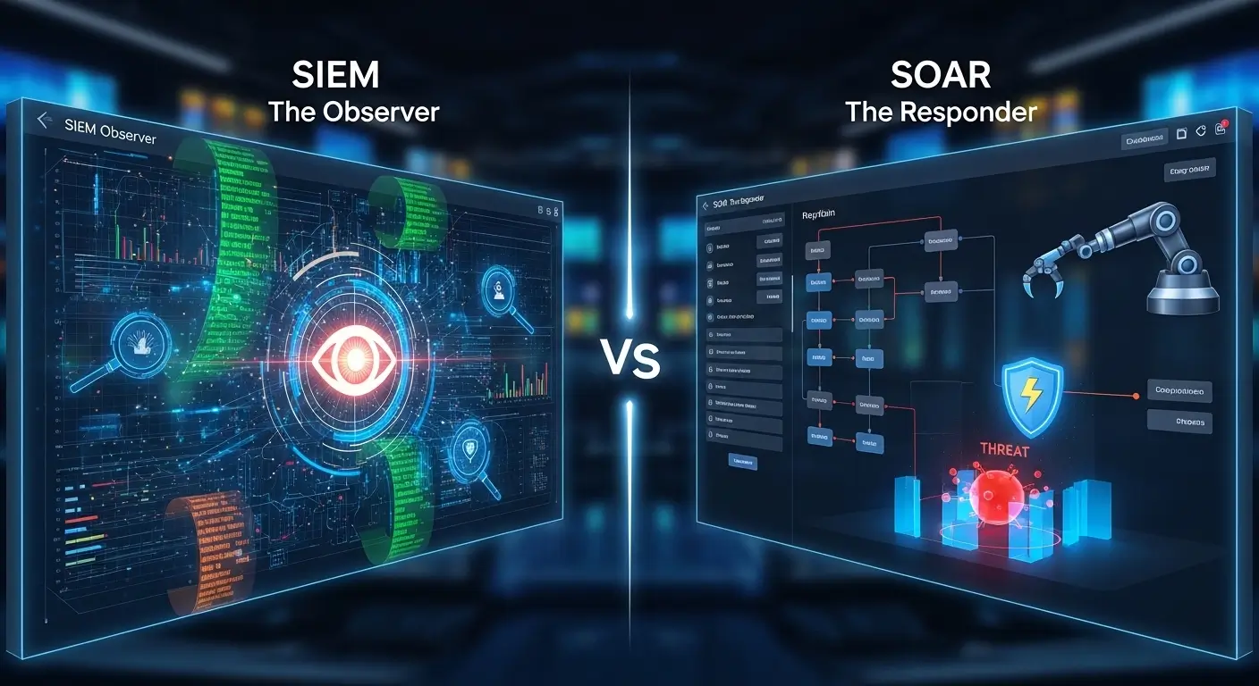 Difference between siem and soar