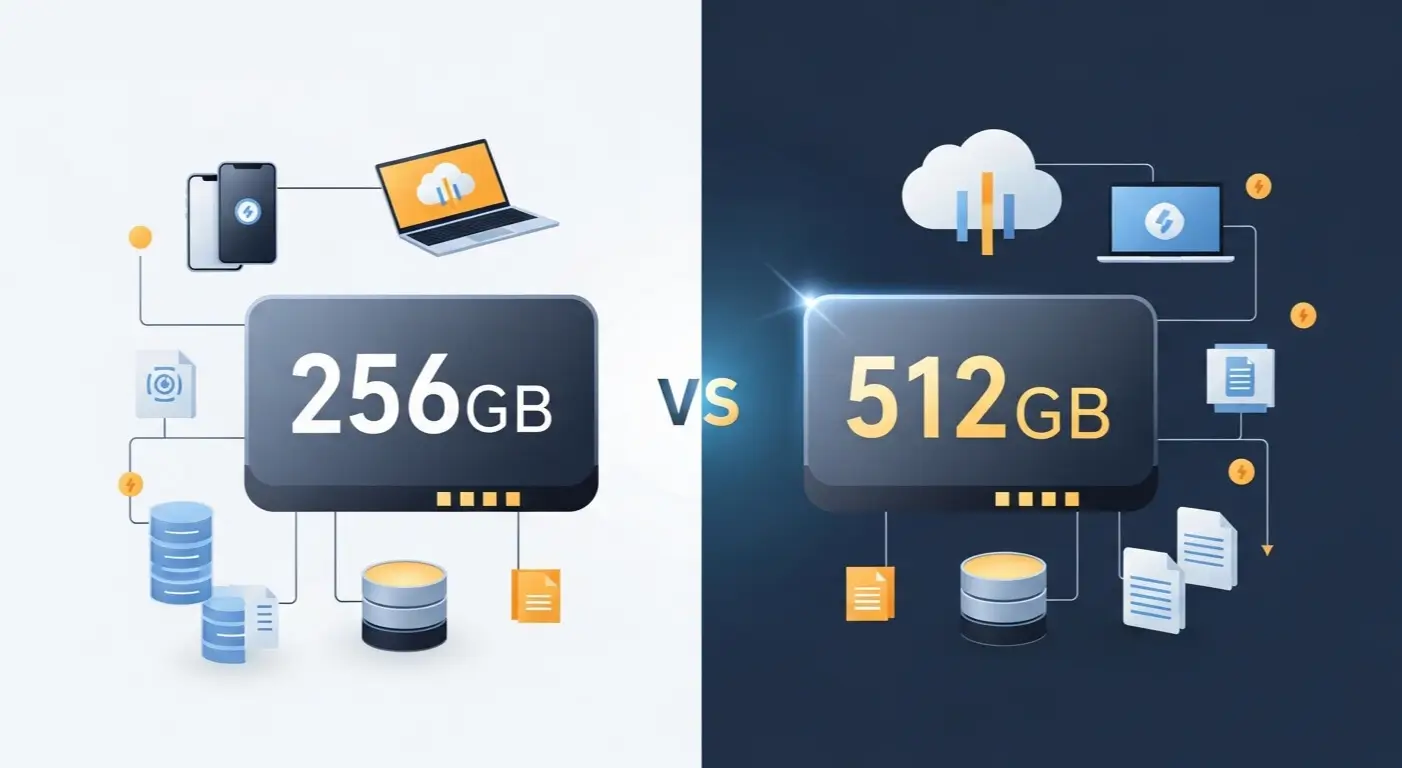 Difference between 256gb and 512gb