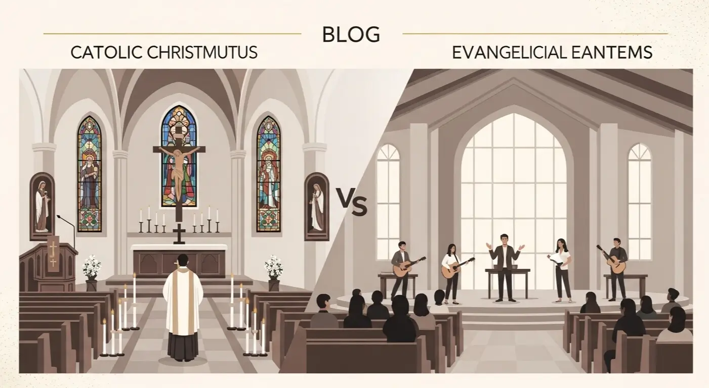 Difference between catholic and evangelical