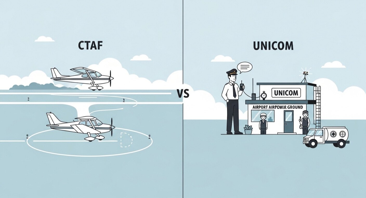 difference between ctaf and unicom