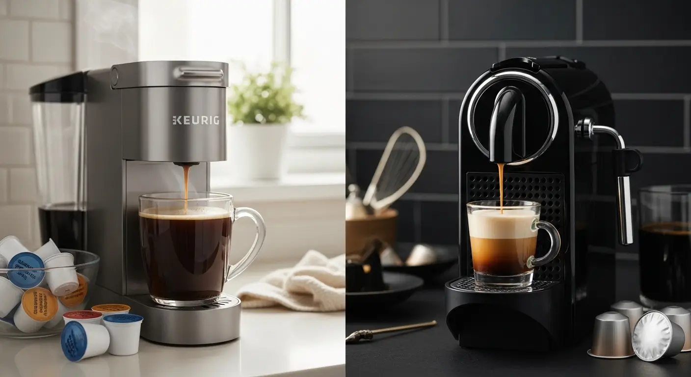 Difference between keurig and nespresso