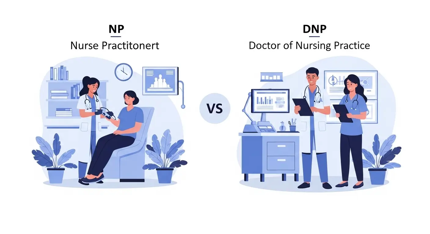 Difference between np and dnp
