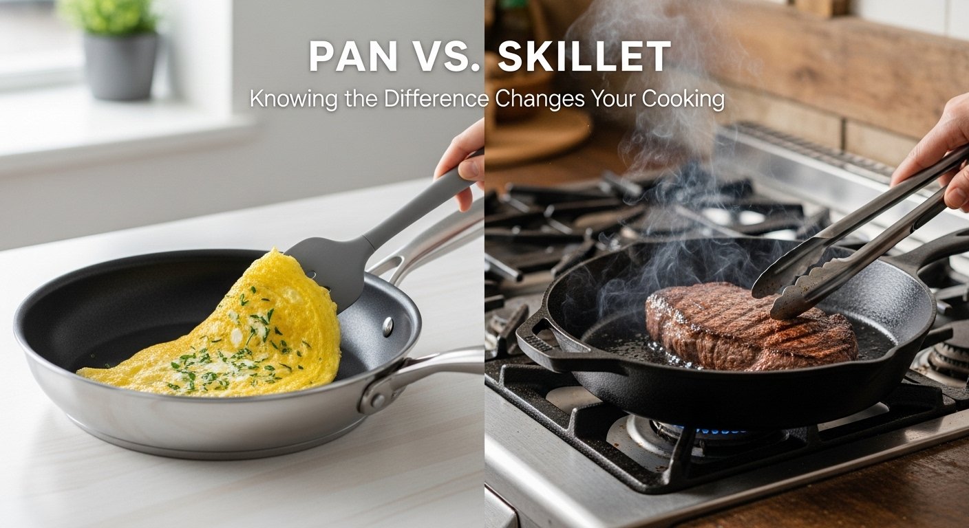 Difference-between-pan-and-skillet