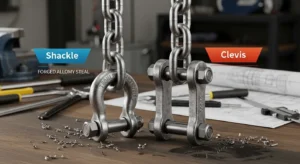 difference between shackle and clevis