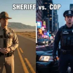 Difference between sheriff and cop