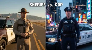 Difference between sheriff and cop