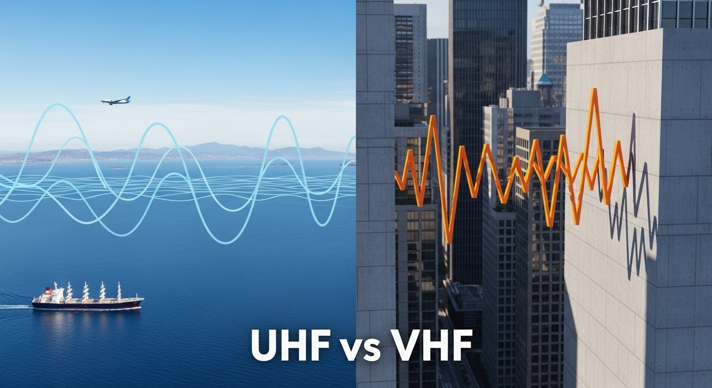 difference between uhf and vhf