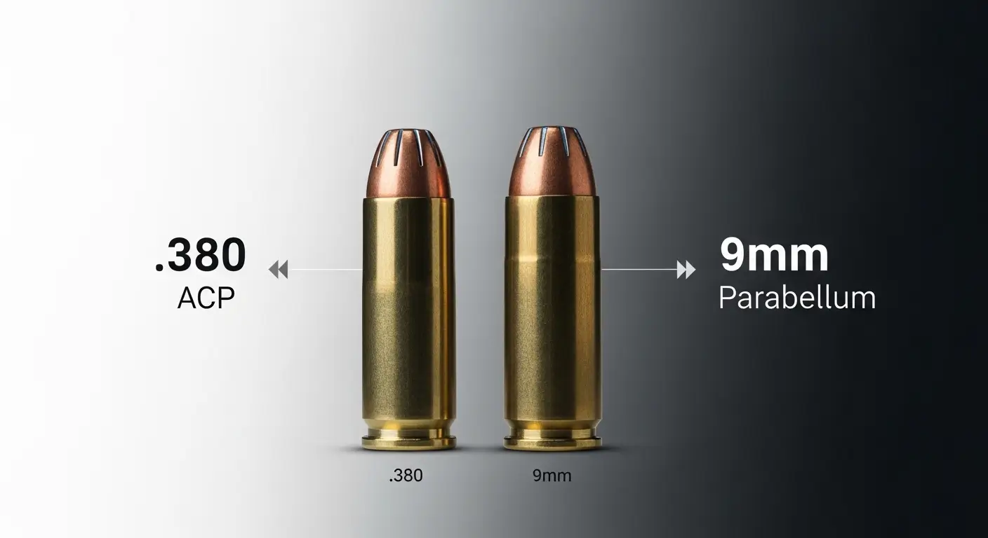 difference between 380 and 9mm