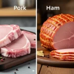 difference between pork and ham