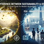 difference between sustainability and esg