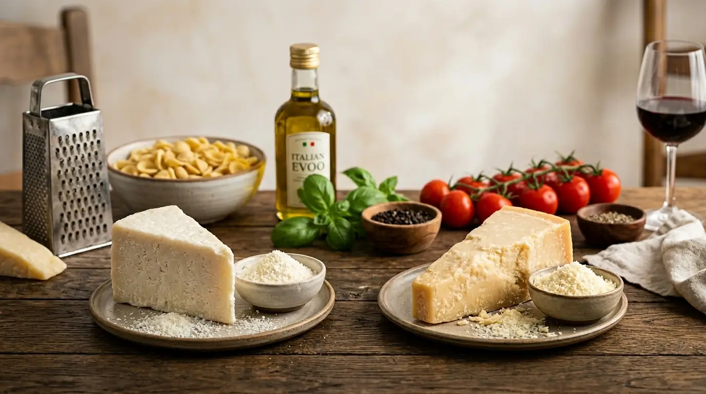 difference between romano and parmesan