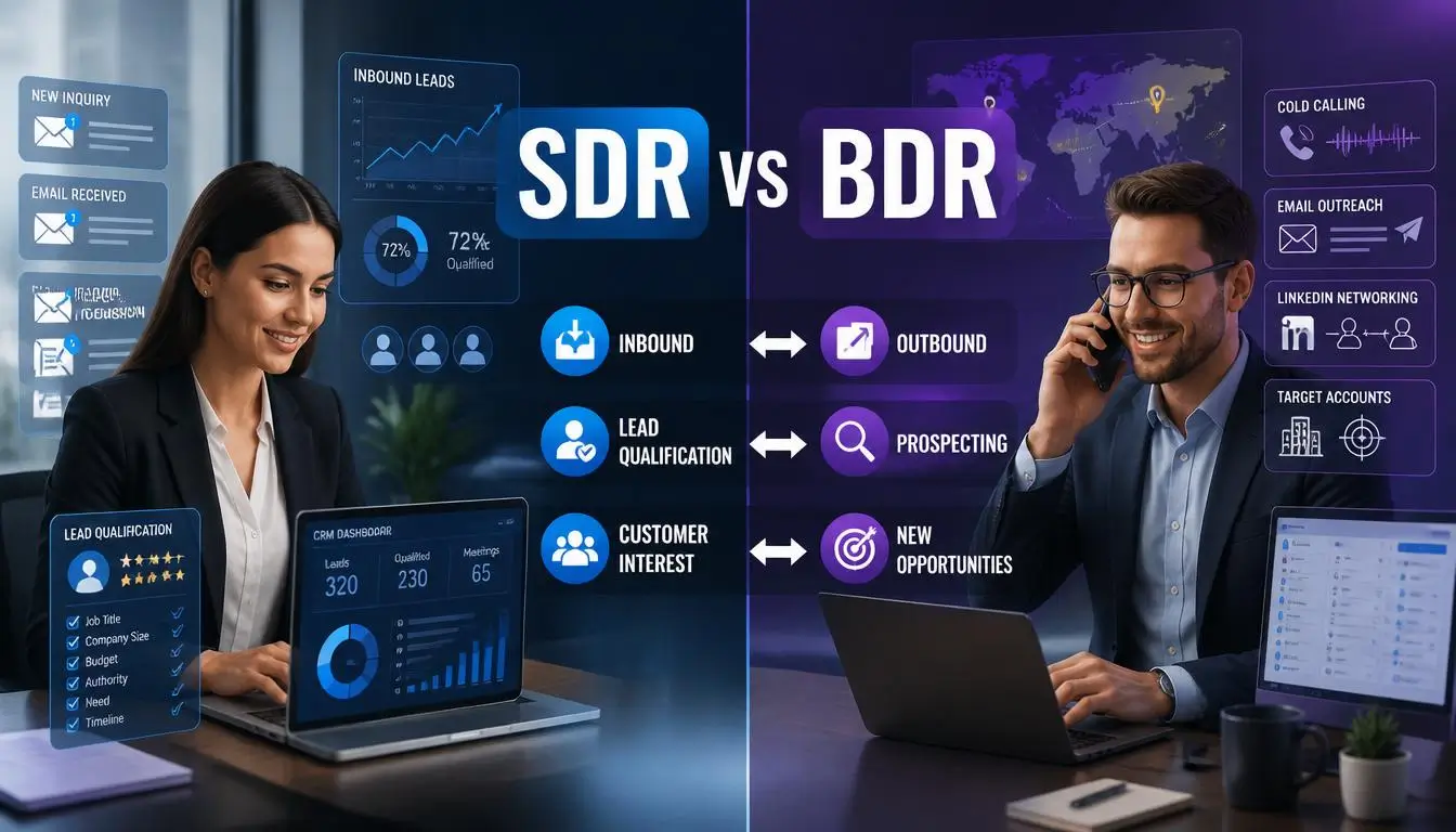 difference between sdr and bdr