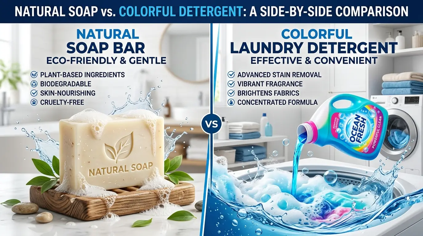 difference between soap and detergent