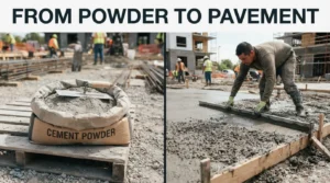 difference between cement and concrete